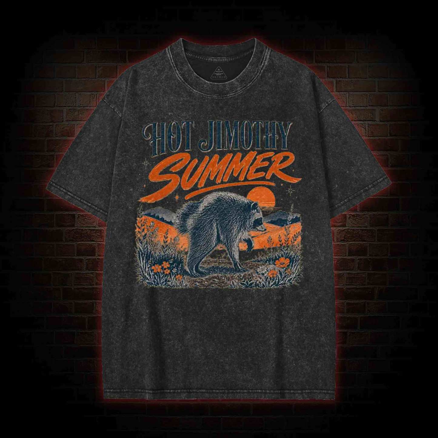 Hot Jimothy Summer Washed T-shirt