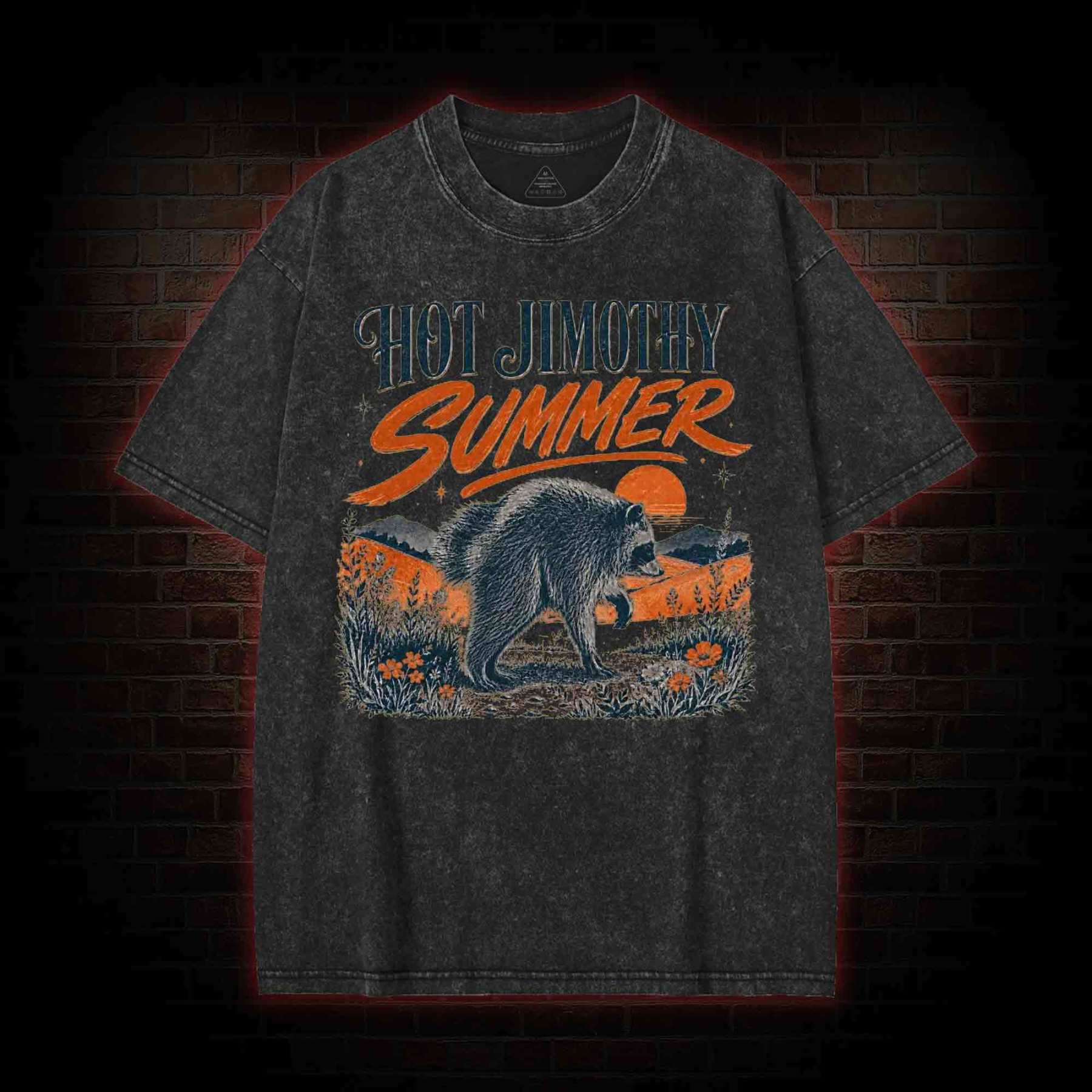 Hot Jimothy Summer Washed T-shirt