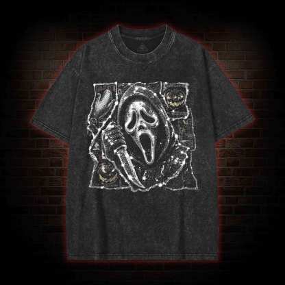 Do You Like Scary Movies Washed T-shirt