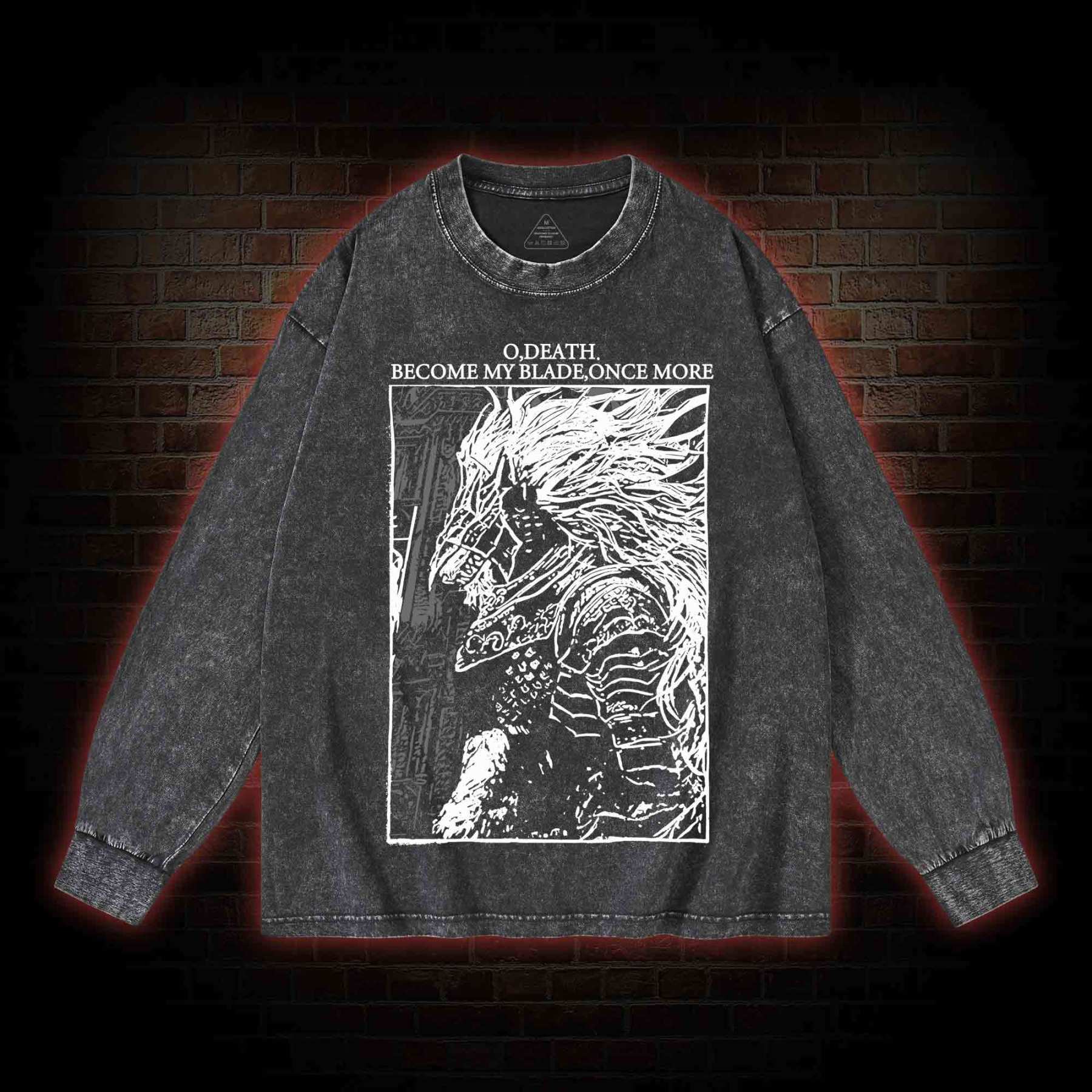 The Black Blade Washed Long-Sleeve T-shirt
