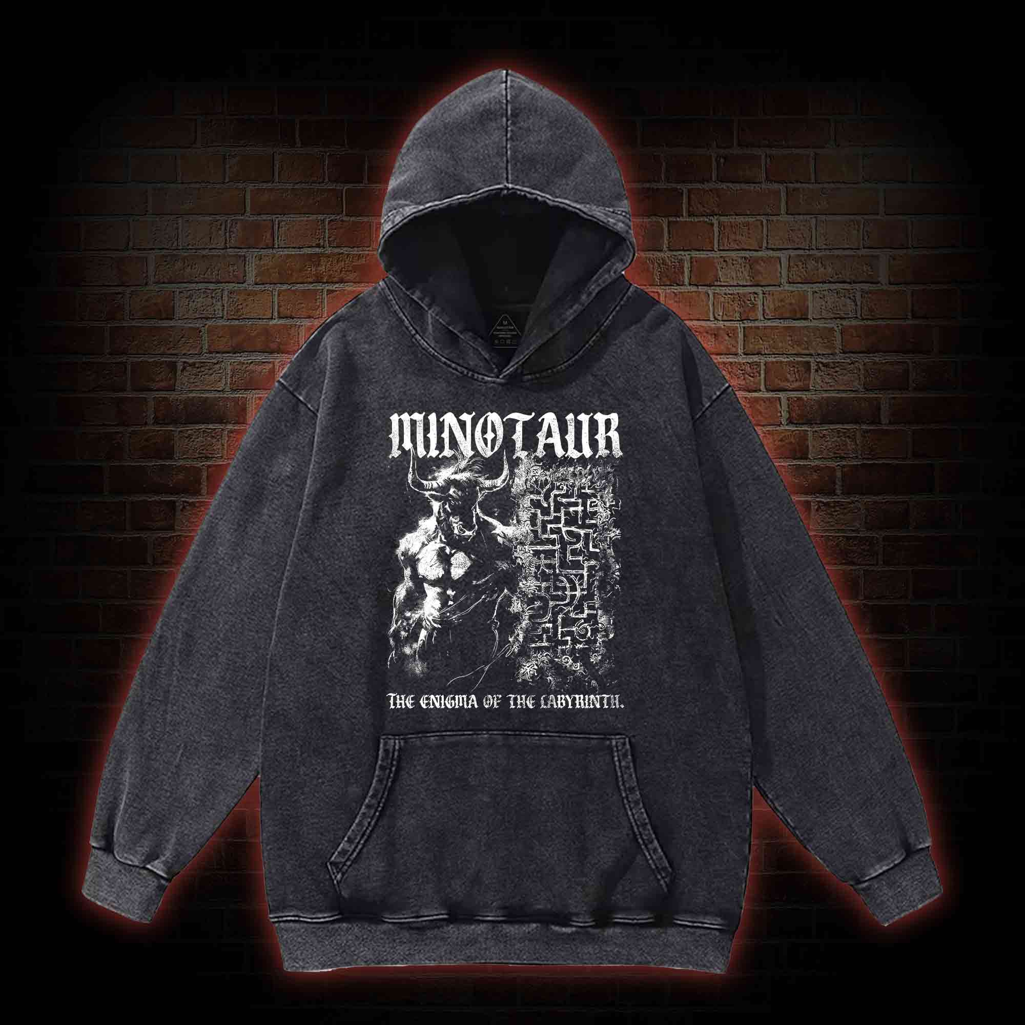 Minotaur Washed Hoodie