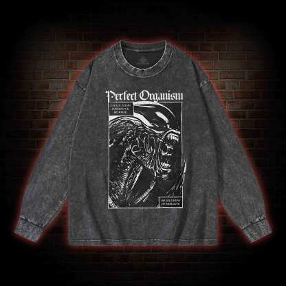 Alien Perfect Organism Washed Long-Sleeve T-shirt