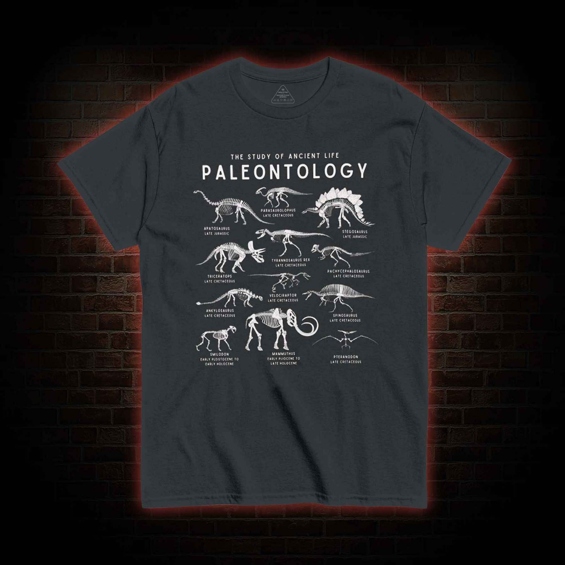 Dinosaur Species Skeleton T-Shirt 