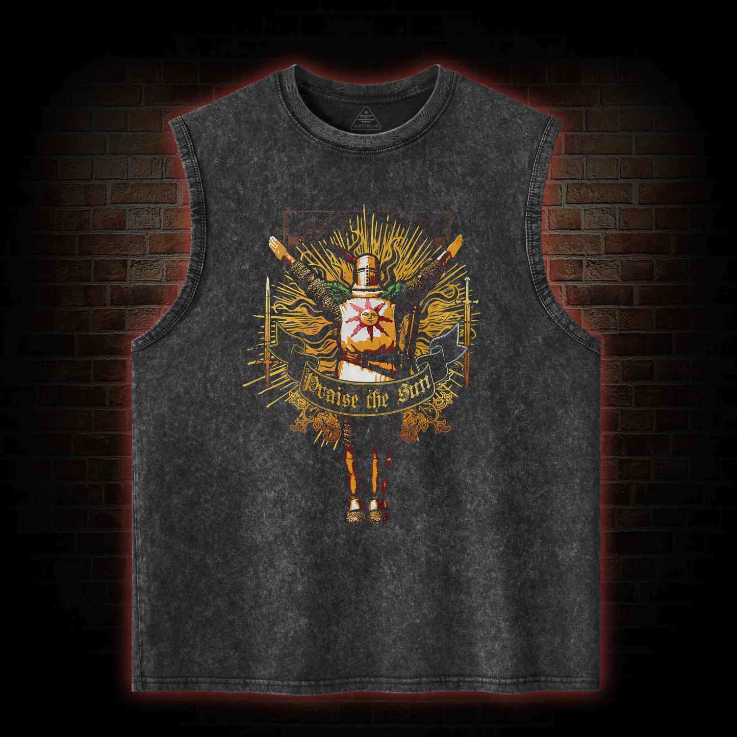 Praise the Sun Solaire Washed Tank Top with Dark Style