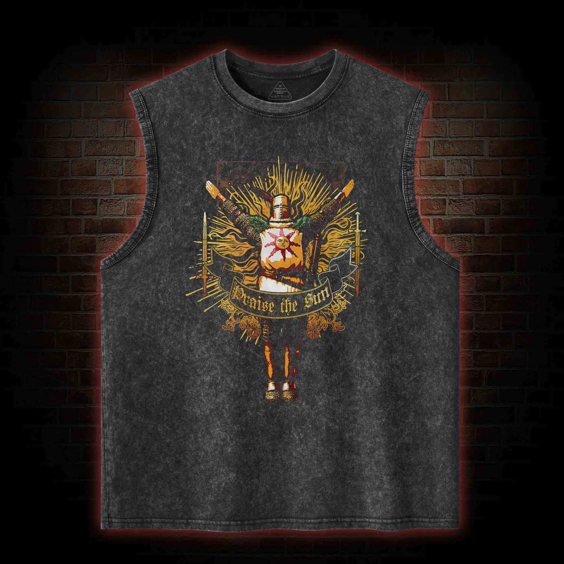 Praise the Sun Solaire Washed Tank Top with Dark Style