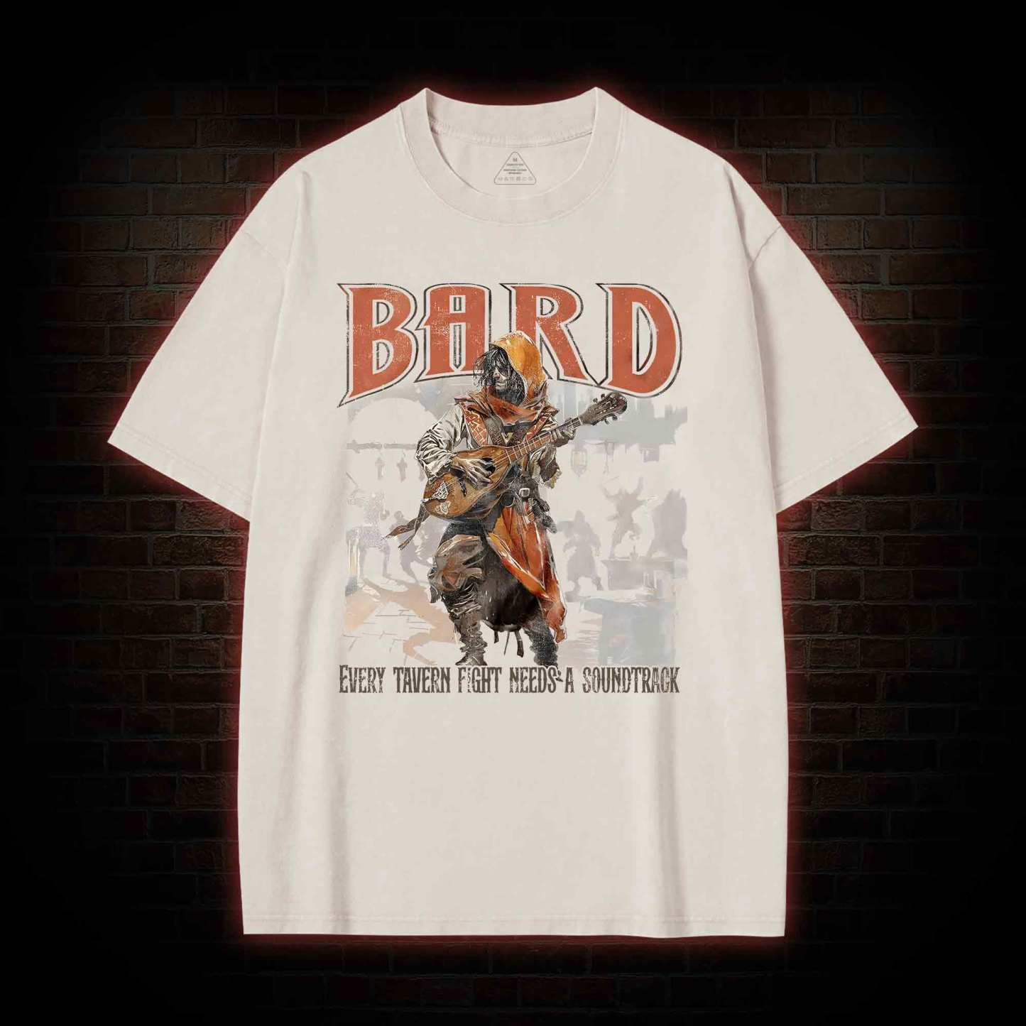 The Bard Washed T-shirt with Dark Style