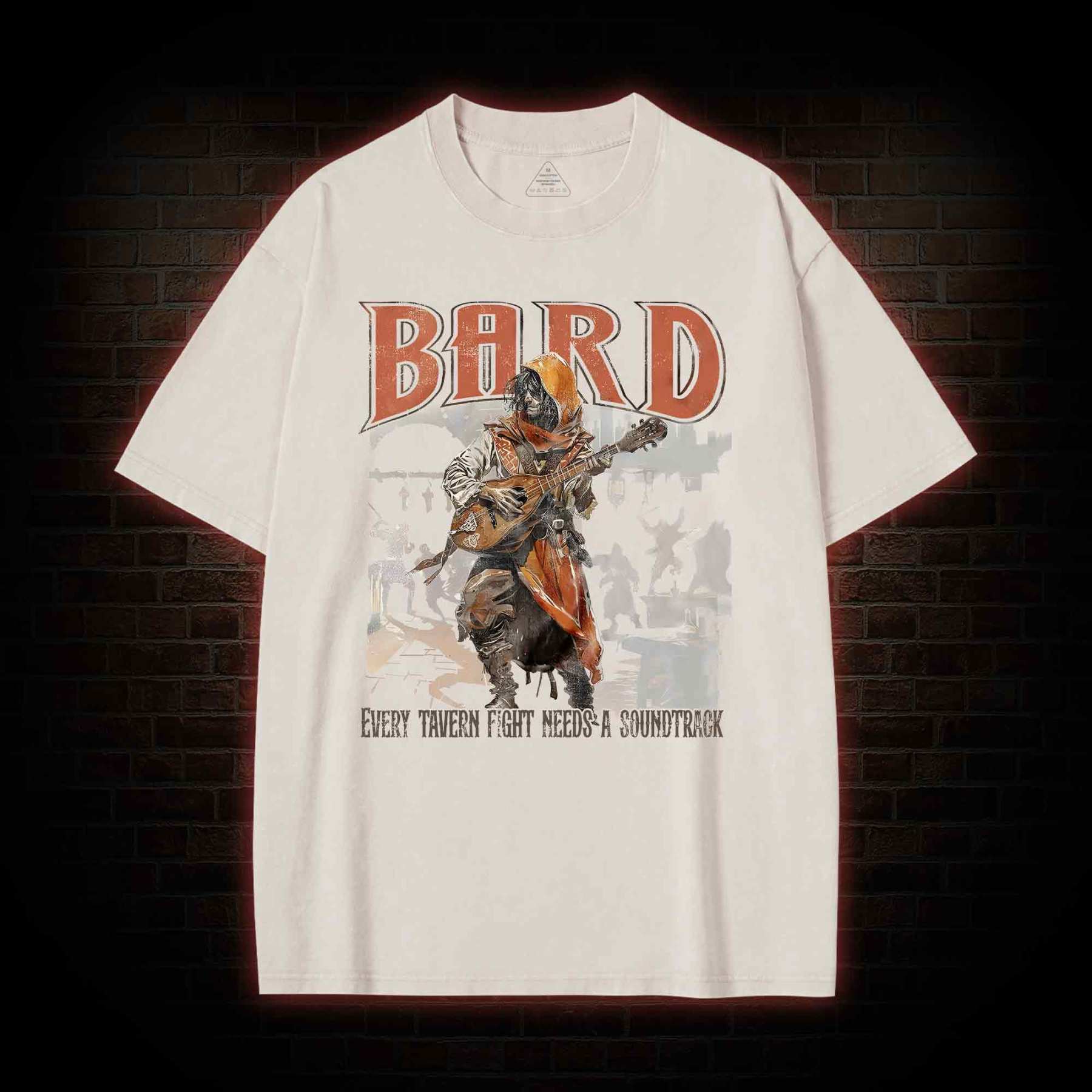 The Bard Washed T-shirt with Dark Style