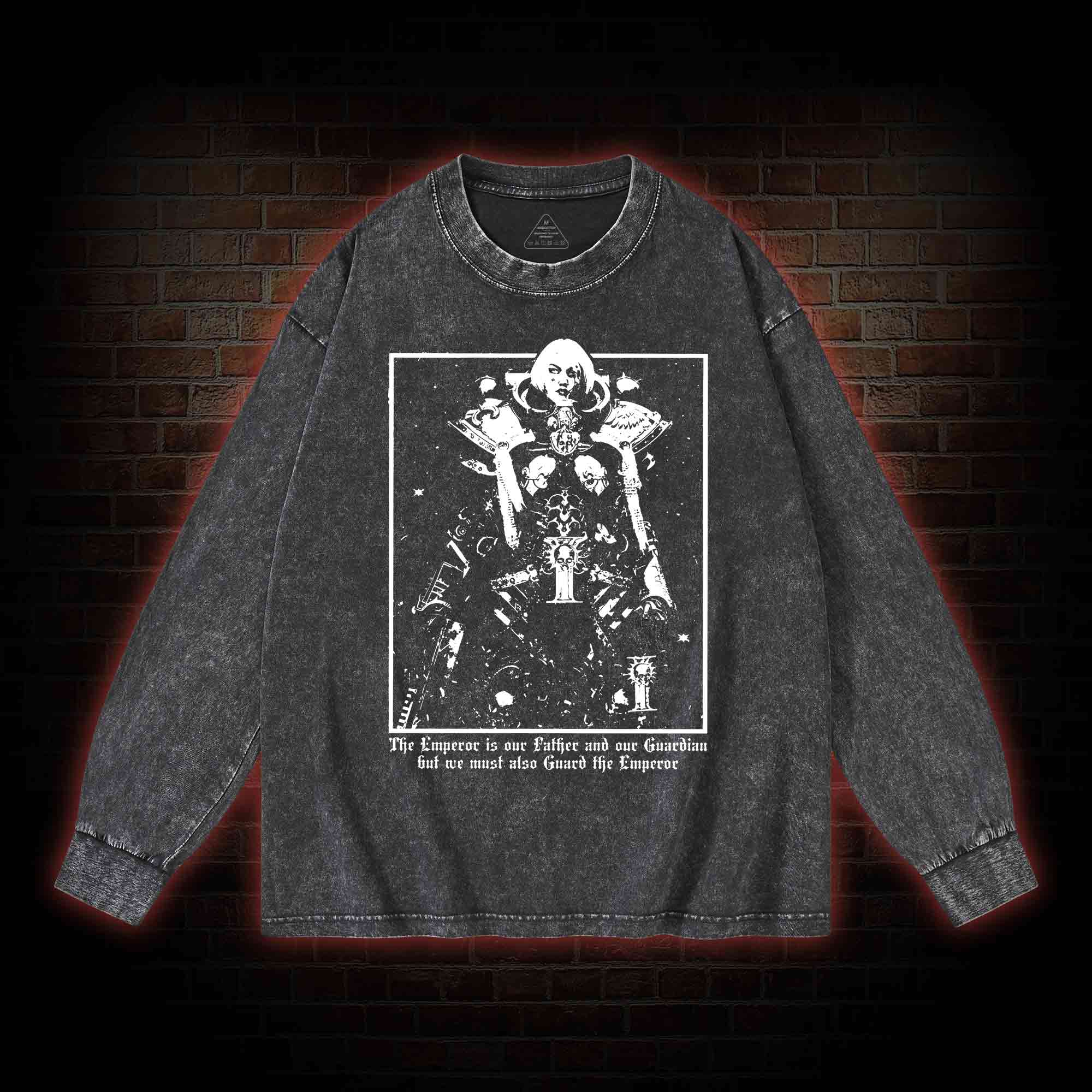 Adepta Sororitas Sister Of Battle Washed Long-Sleeve T-shirt