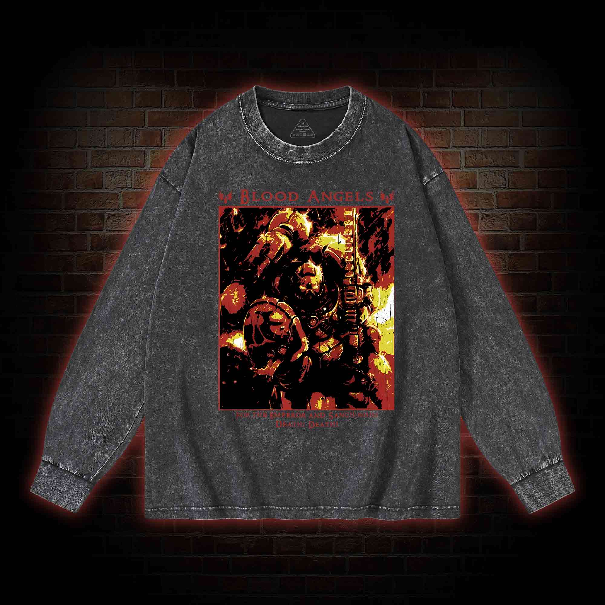 Blood Angels Washed Long-Sleeve T-shirt