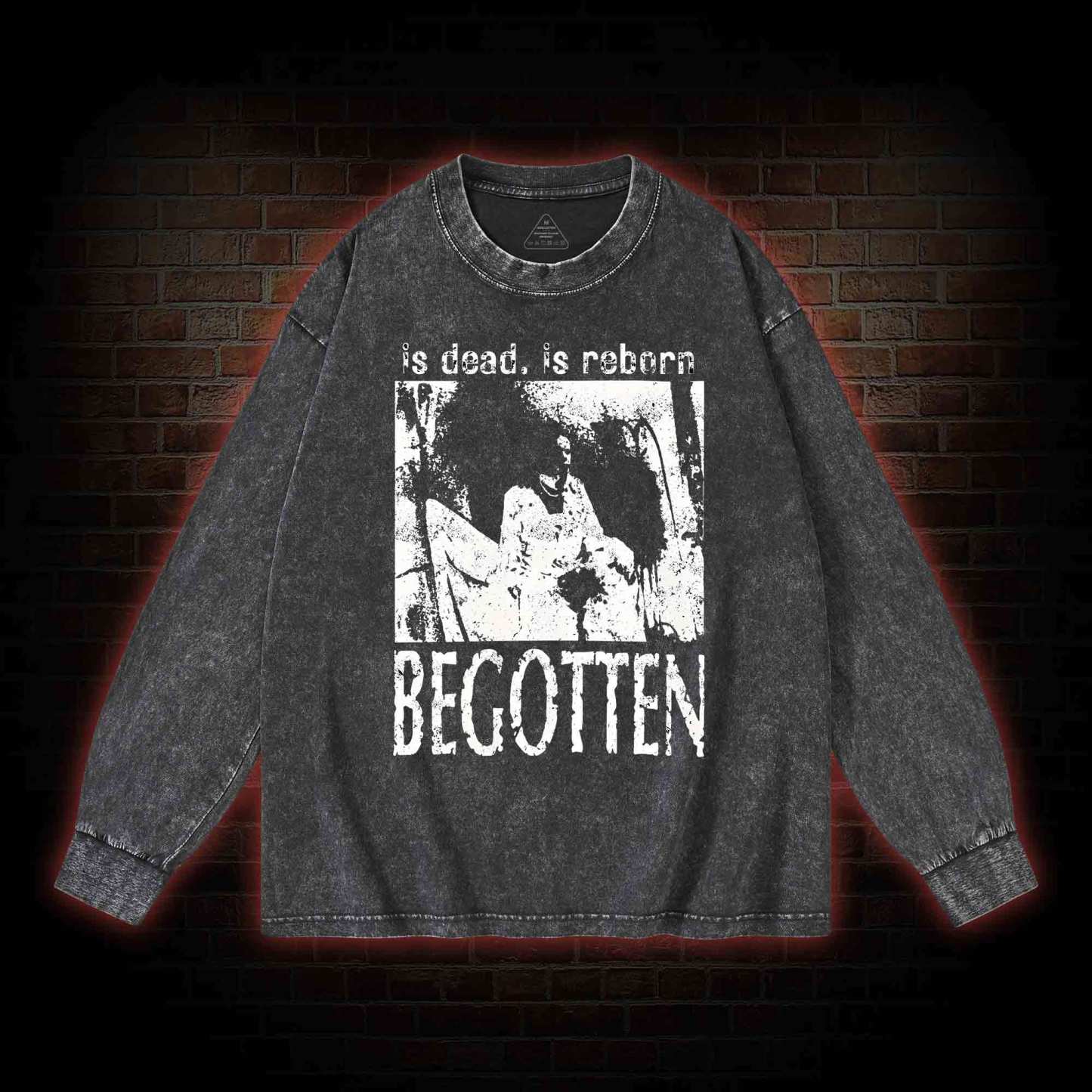 Begotten Is Dead Reborn Washed Long-Sleeve T-shirt