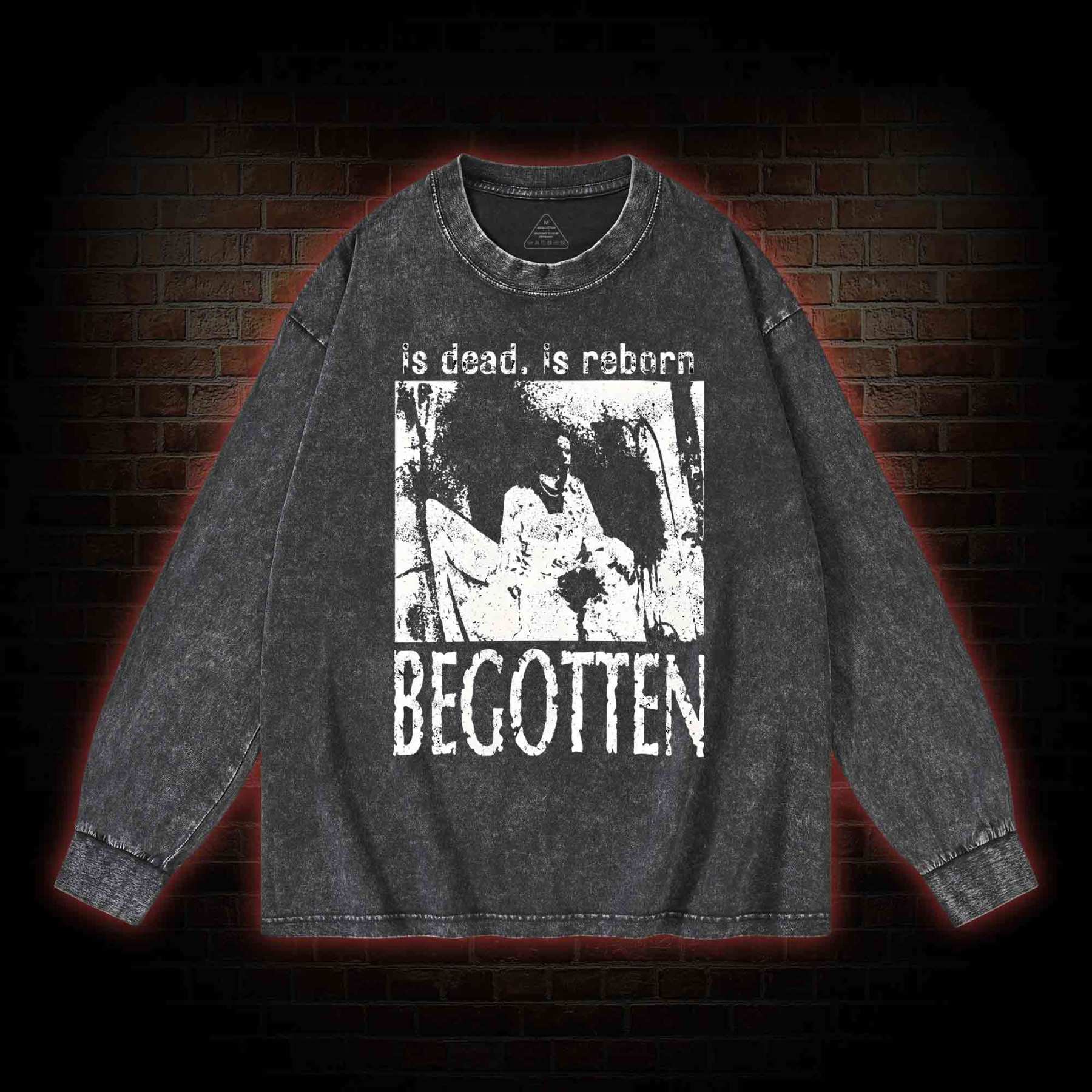 Begotten Is Dead Reborn Washed Long-Sleeve T-shirt