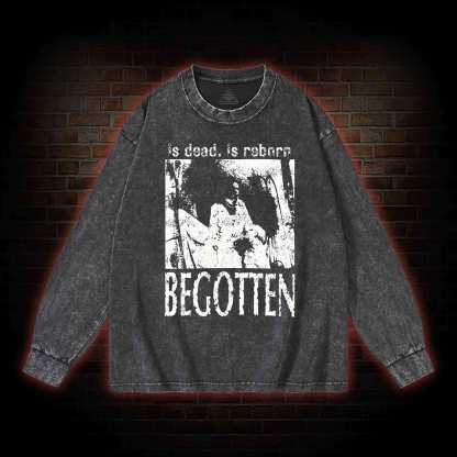 Begotten Is Dead Reborn Washed Long-Sleeve T-shirt