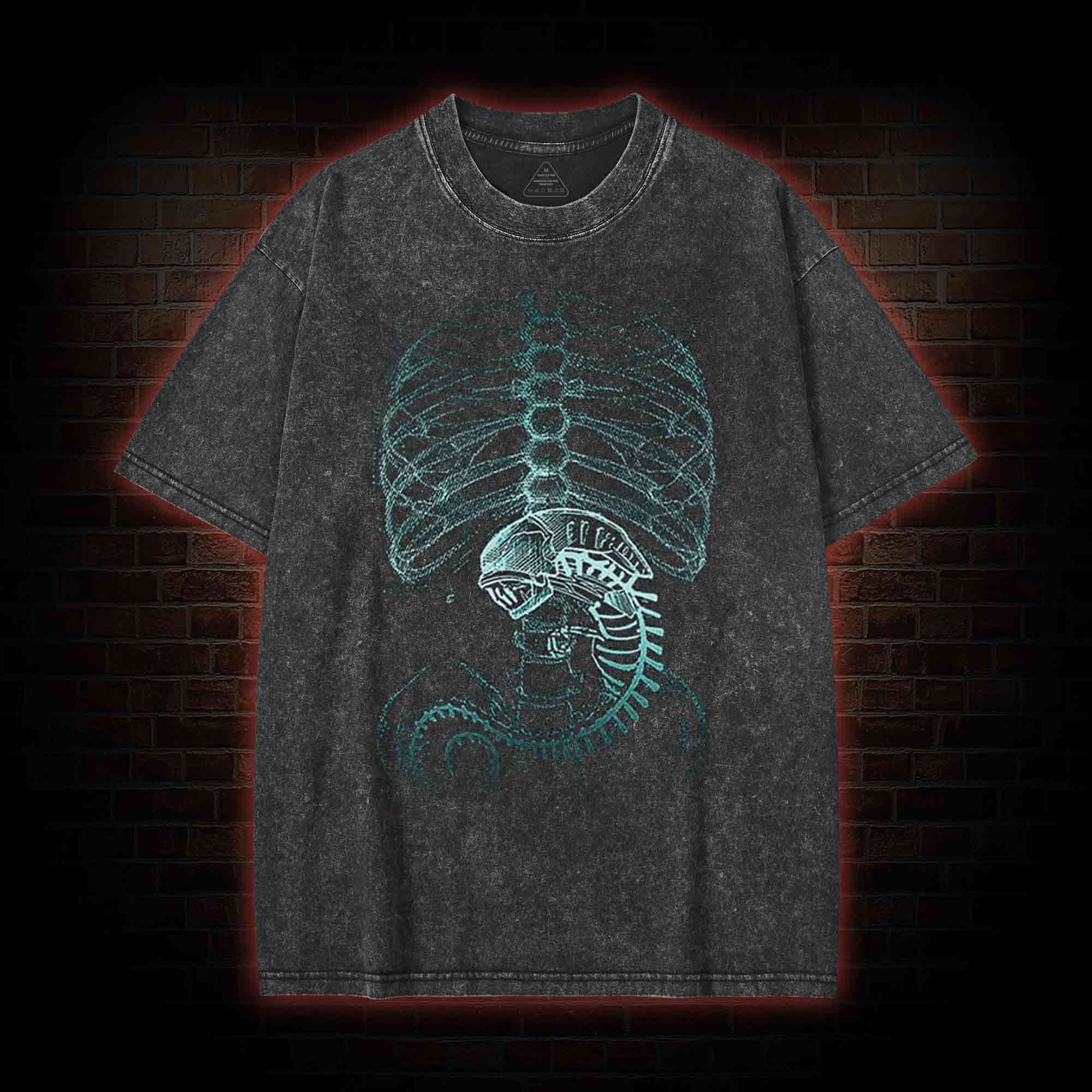Alien X-ray Washed T-shirt