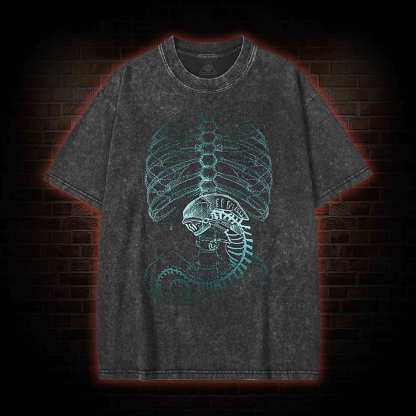 Alien X-ray Washed T-shirt