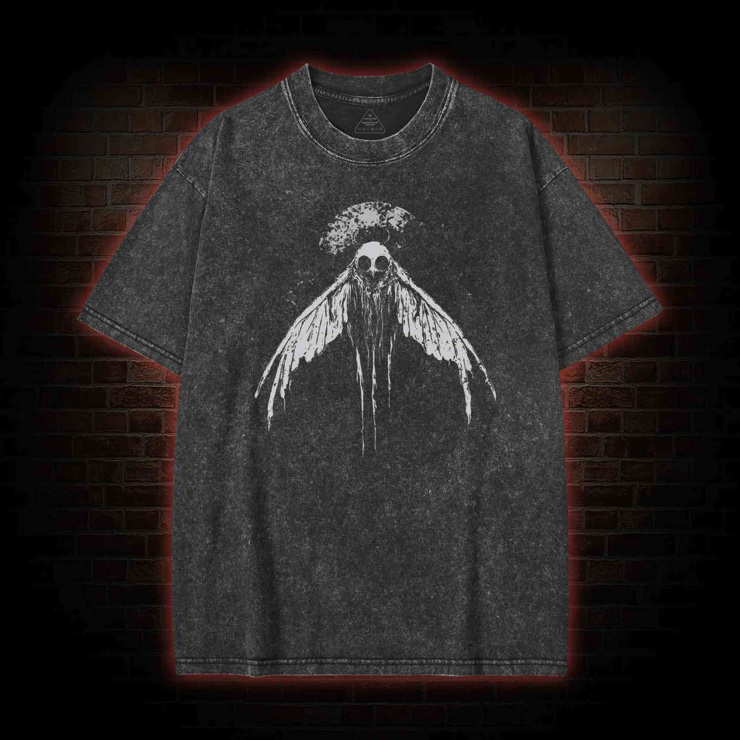 Mothman Horror Washed T-shirt