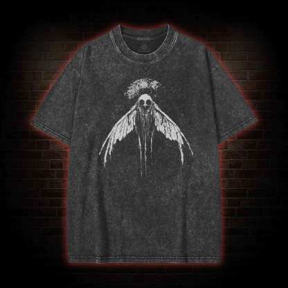 Mothman Horror Washed T-shirt