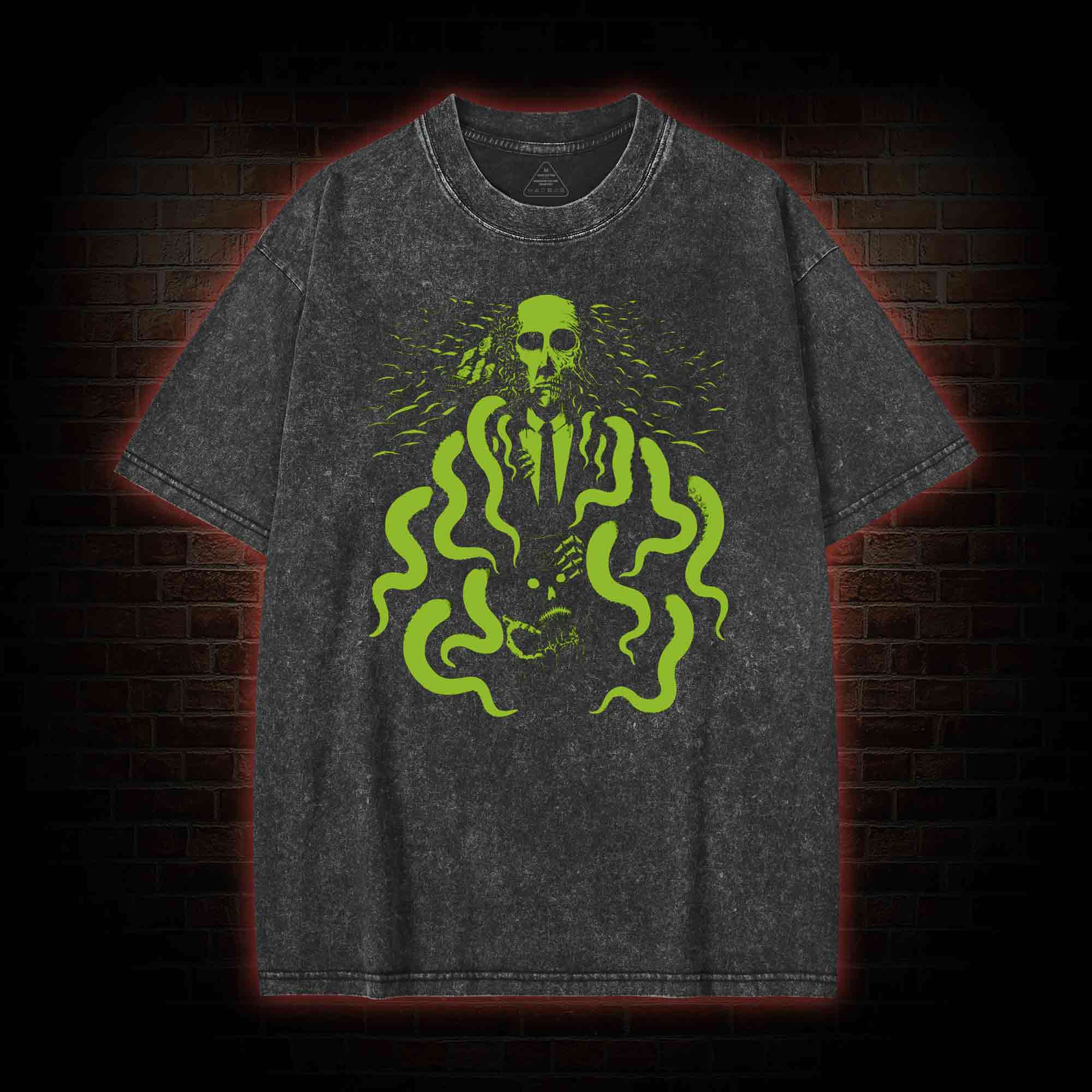H.P. Lovecraft Cthulhu Washed T-shirt
