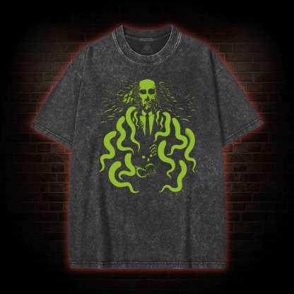 H.P. Lovecraft Cthulhu Washed T-shirt