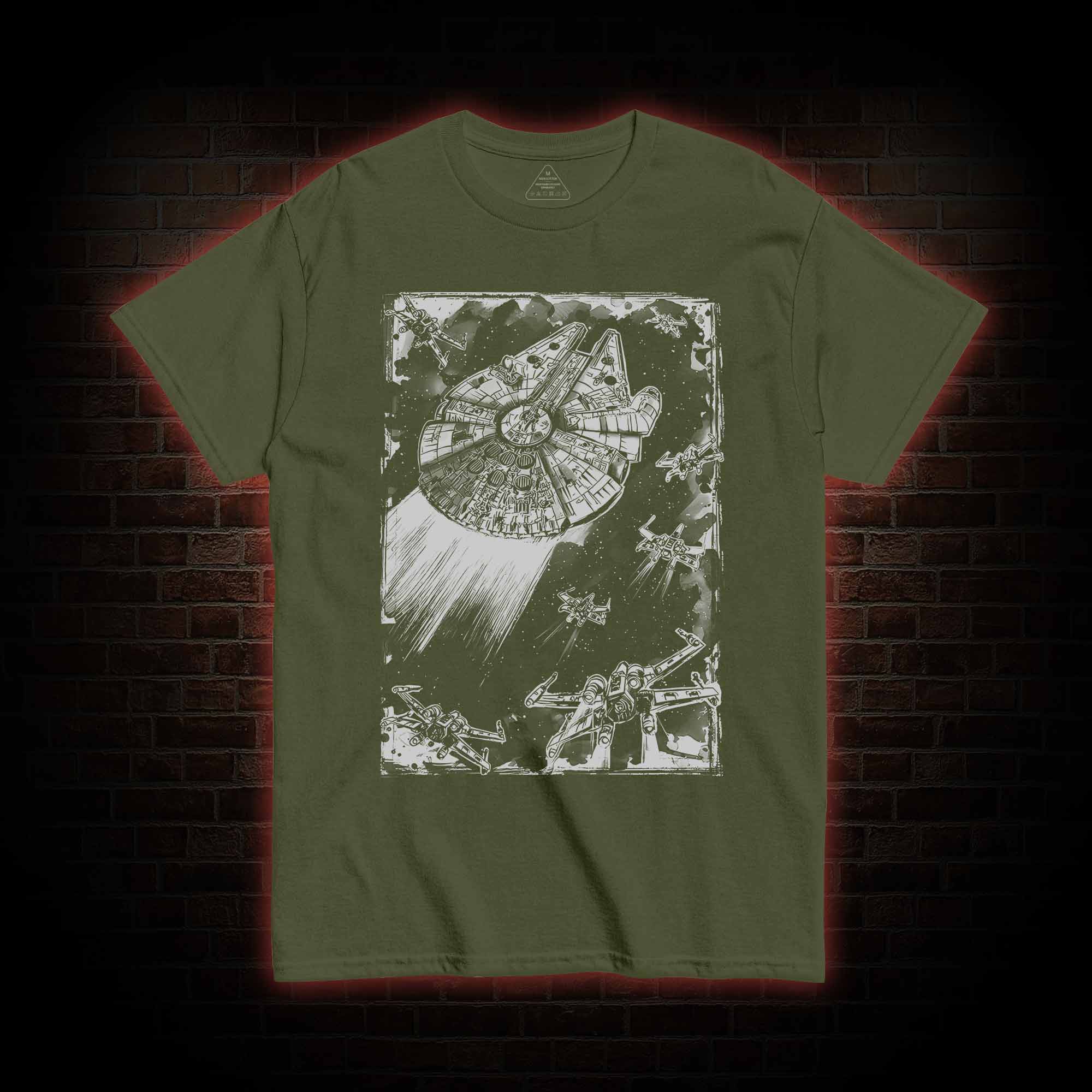 Vintage Space Ship T-Shirt 