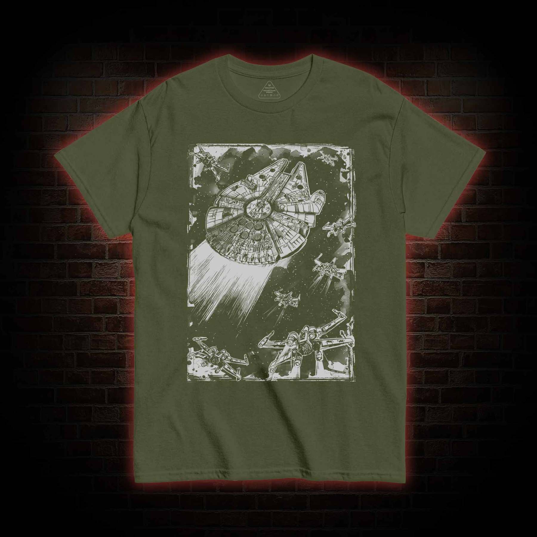 Vintage Space Ship T-Shirt 