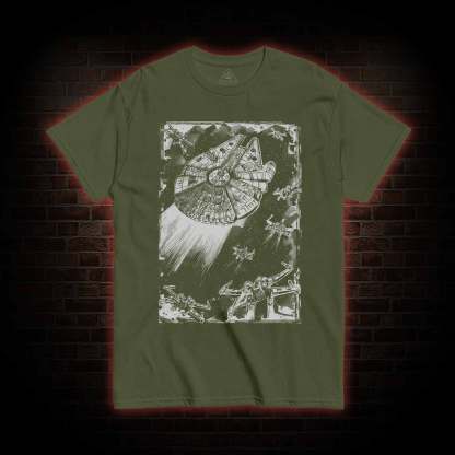 Vintage Space Ship T-Shirt 