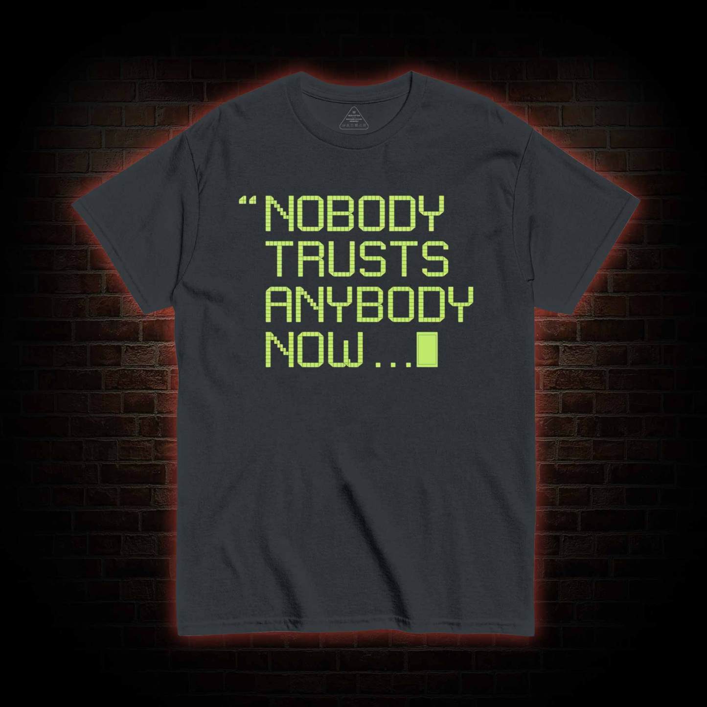 Nobody Trusts Anyone Now T-shirt 