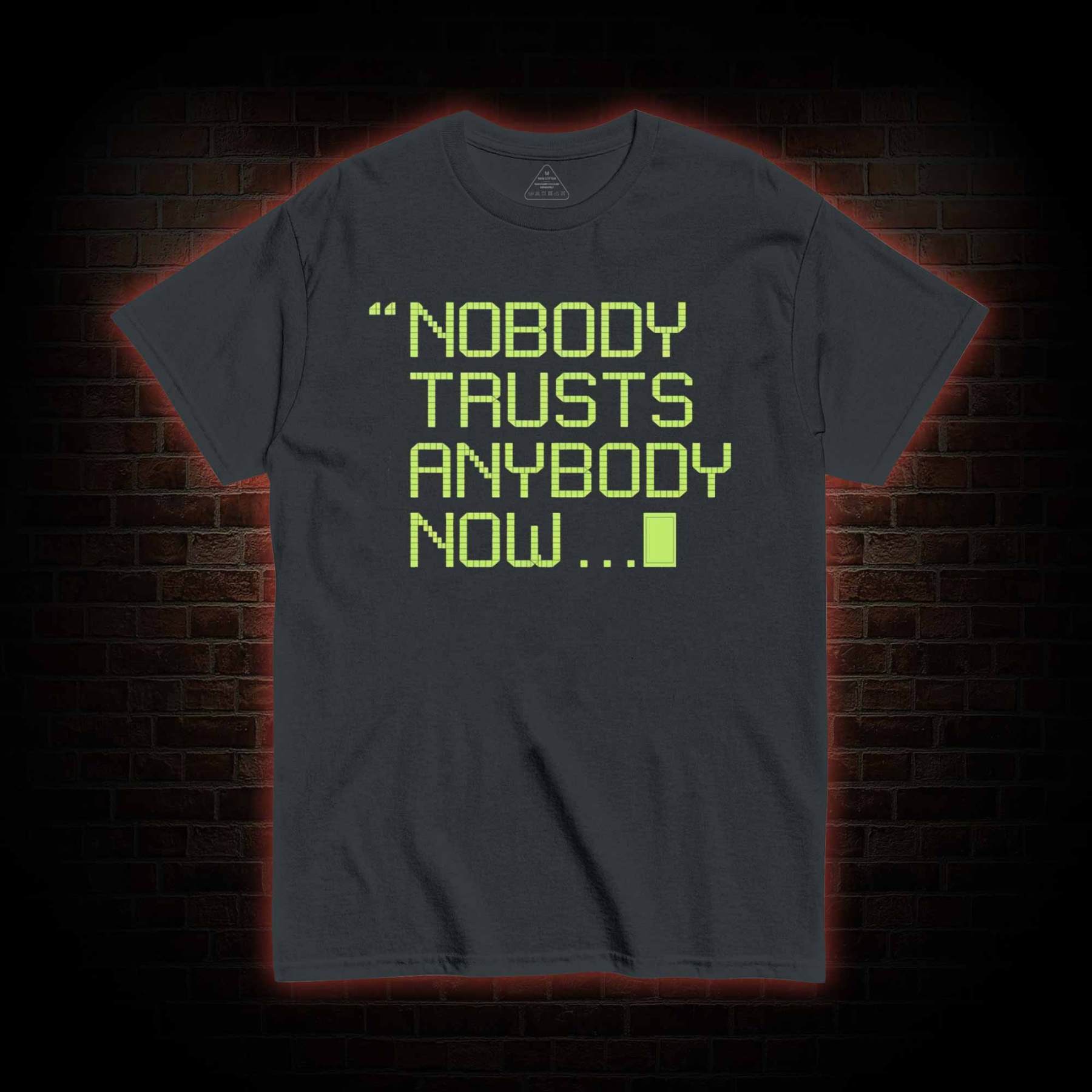 Nobody Trusts Anyone Now T-shirt 