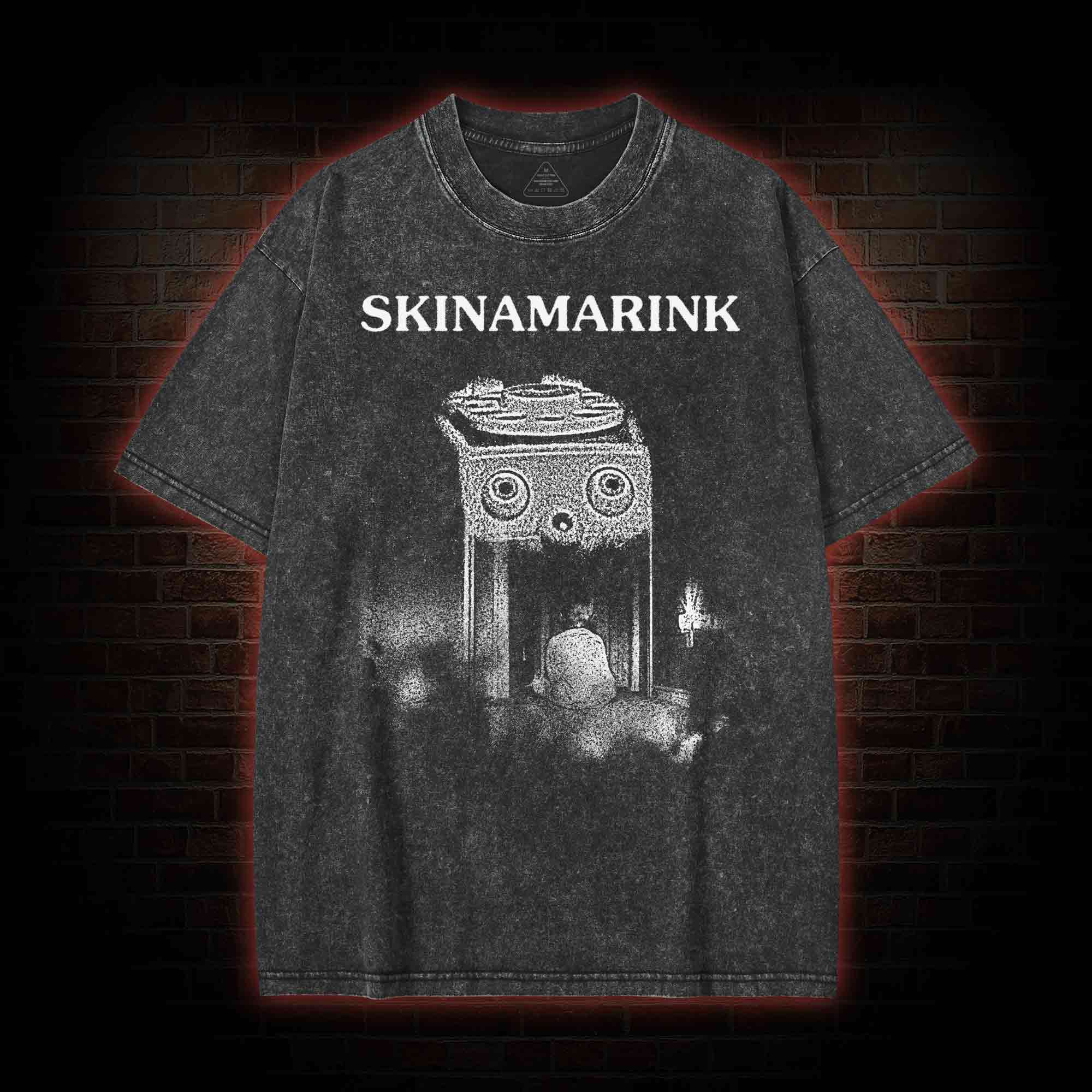 Can We Watch Something Happy Now? Washed T-shirt