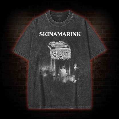 Can We Watch Something Happy Now? Washed T-shirt