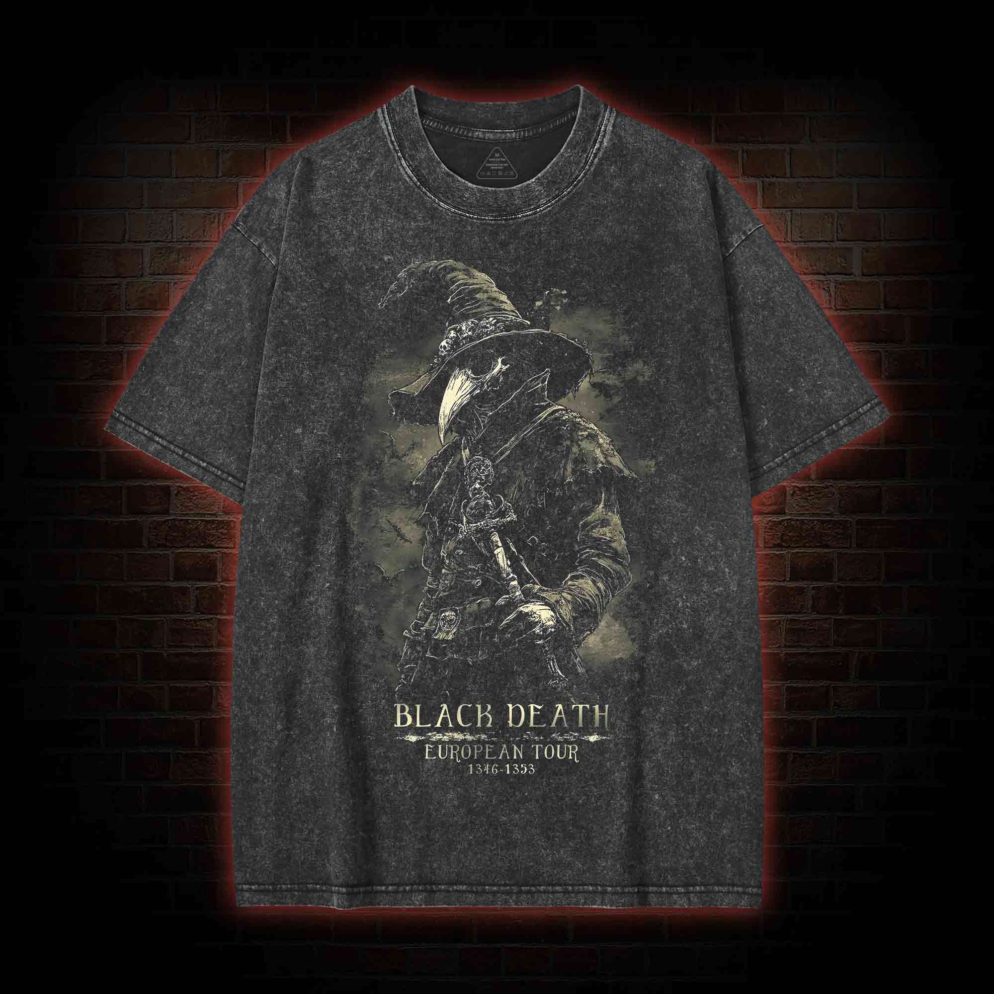 Black Death Vintage Washed T-shirt