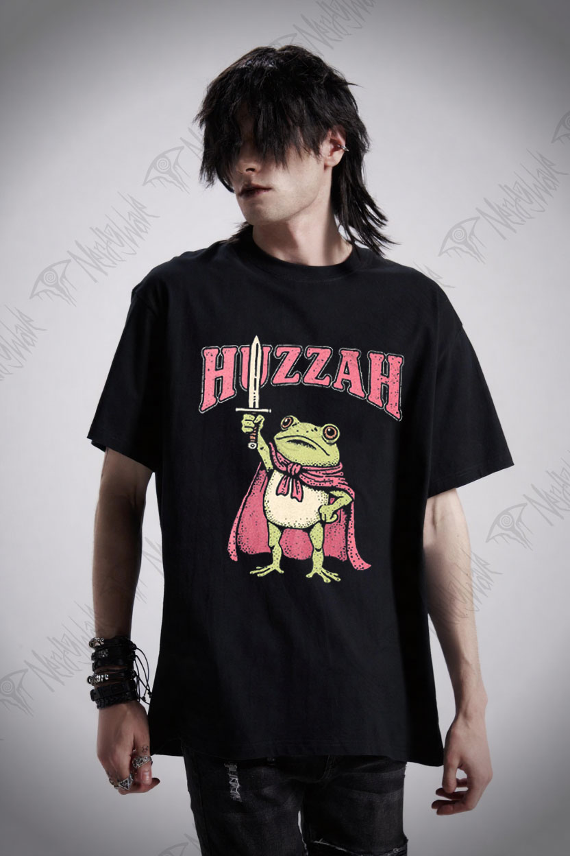 Huzzah Frog with Sword T-shirt