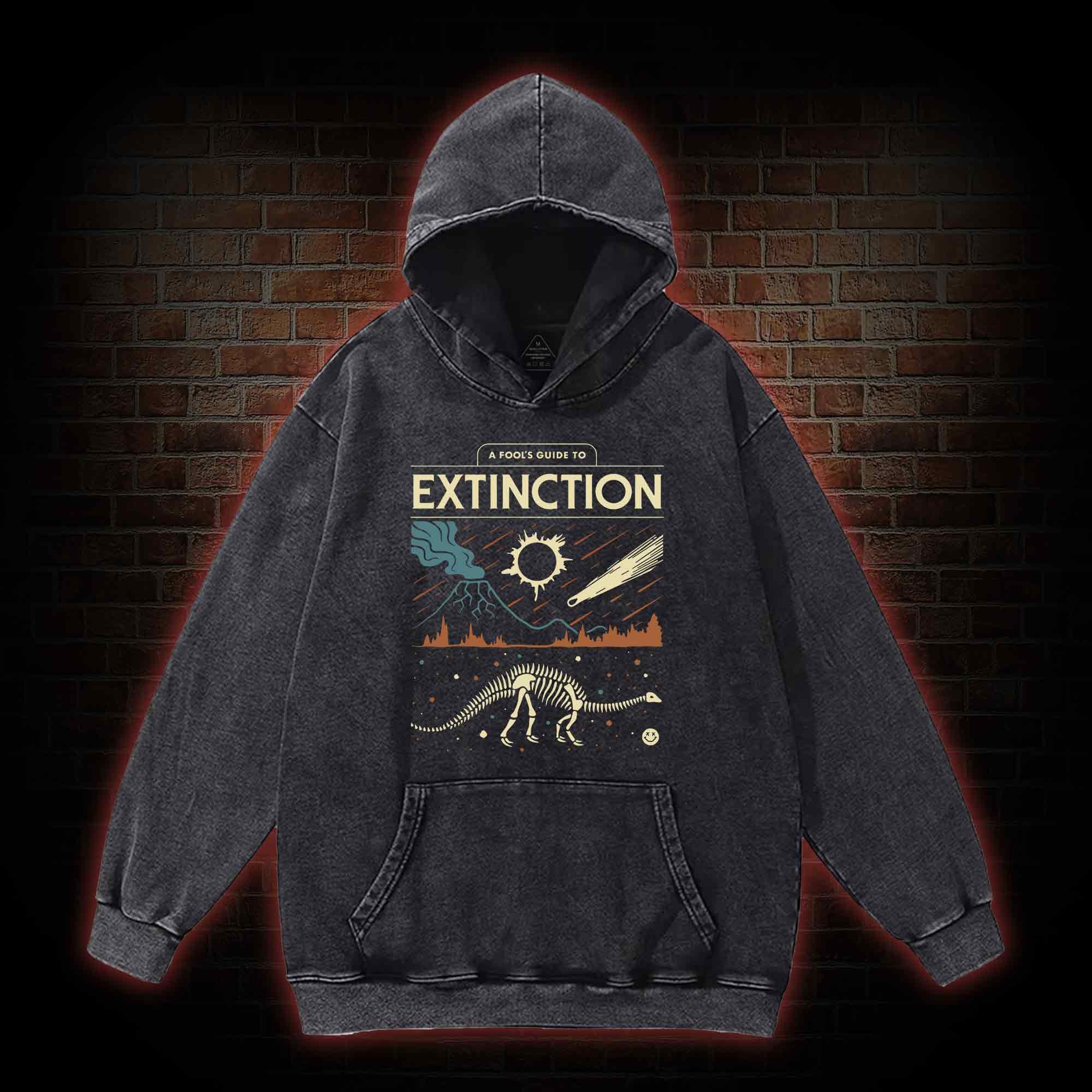A Fool's Guide To Extinction Washed Hoodie