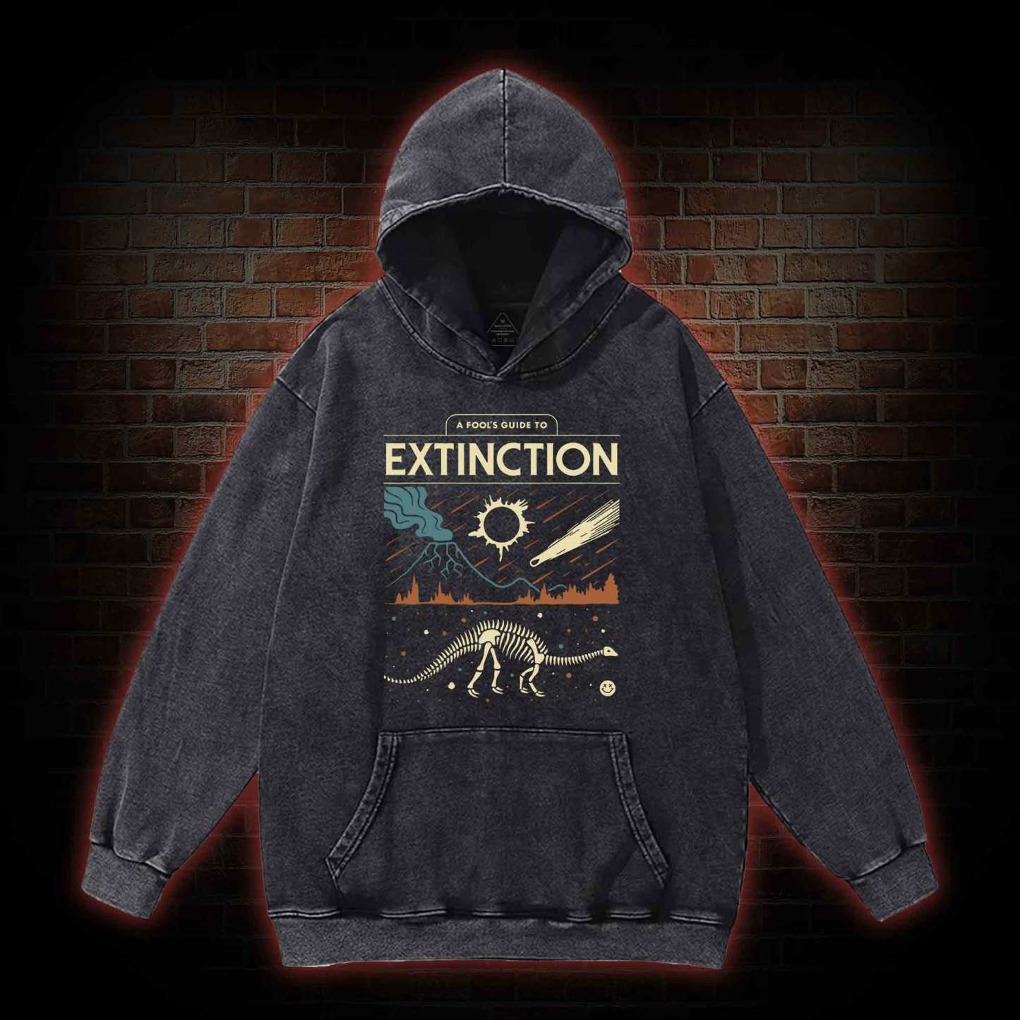 A Fool's Guide To Extinction Washed Hoodie