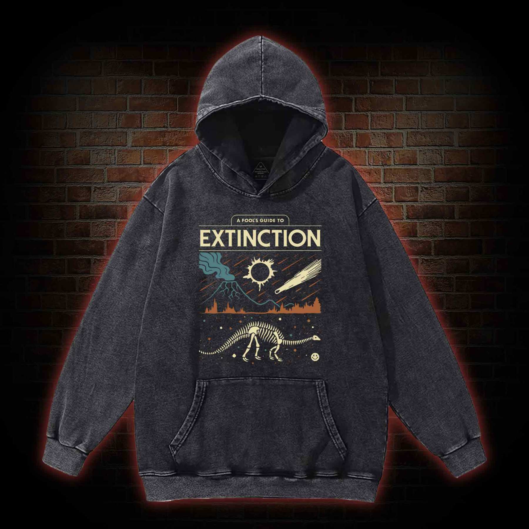 A Fool's Guide To Extinction Washed Hoodie