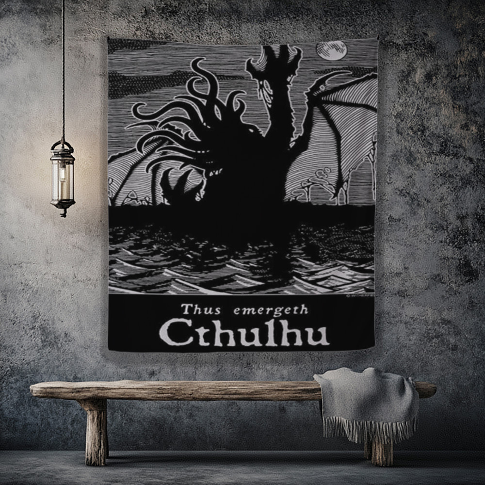 Thus Emergeth Cthulhu Tapestry