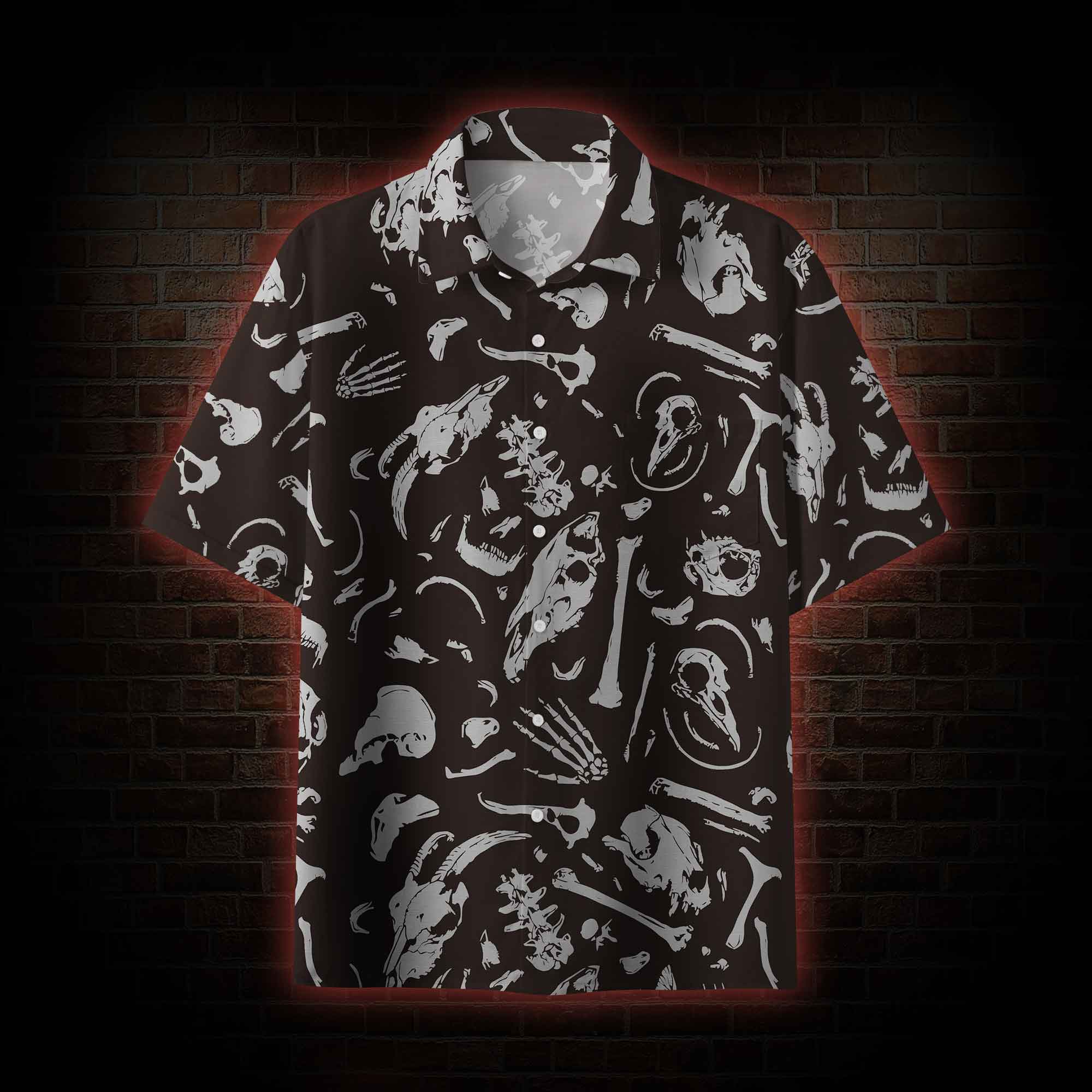 Dinosaur Fossils Hawaiian Shirt