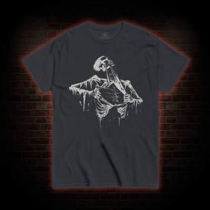 Skeleton Ripping Rib Cage T-shirt 