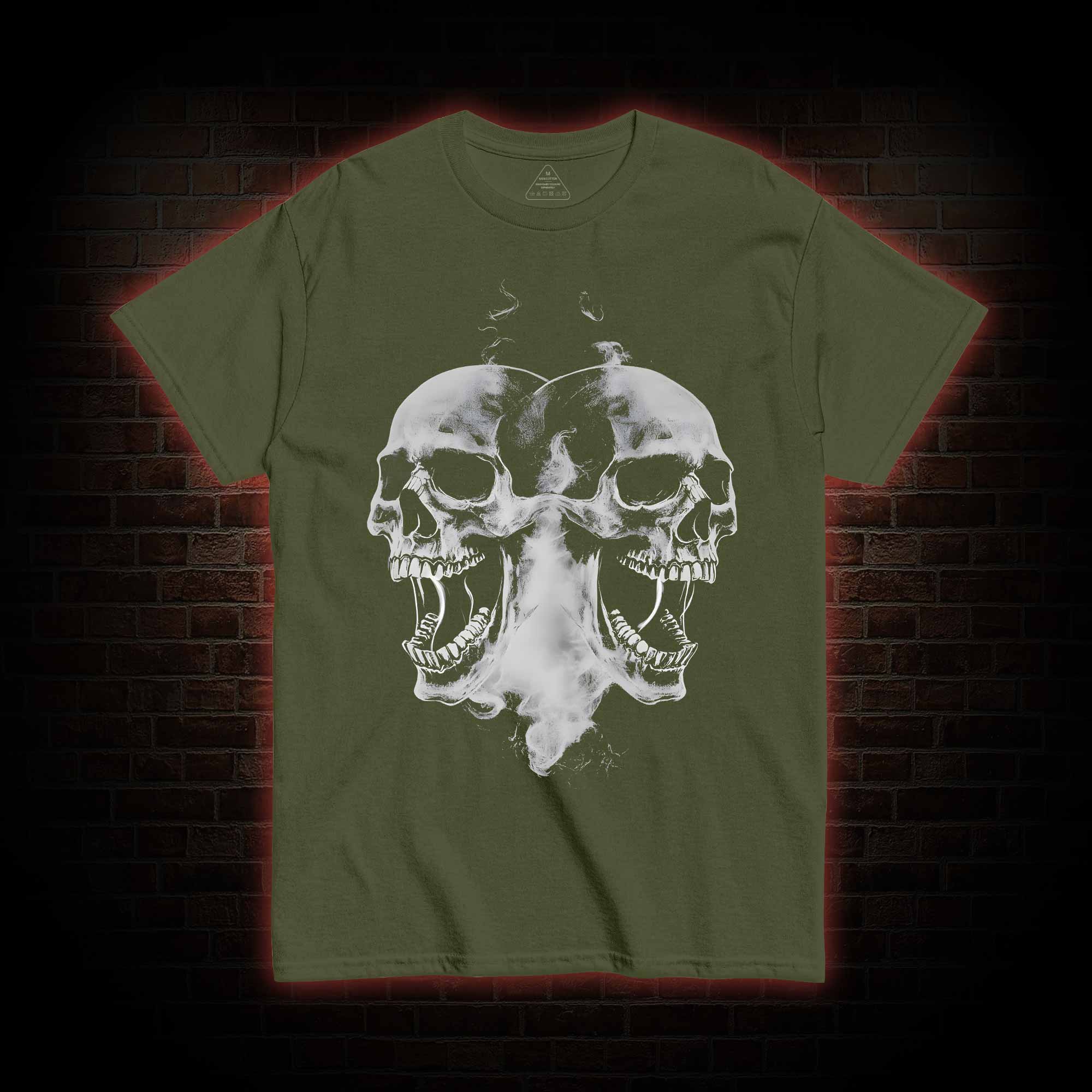 Double Skull Smoke T-shirt
