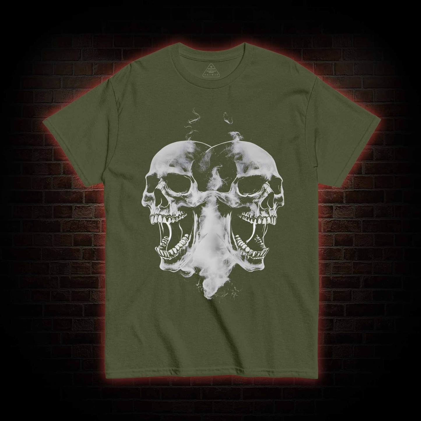 Double Skull Smoke T-shirt