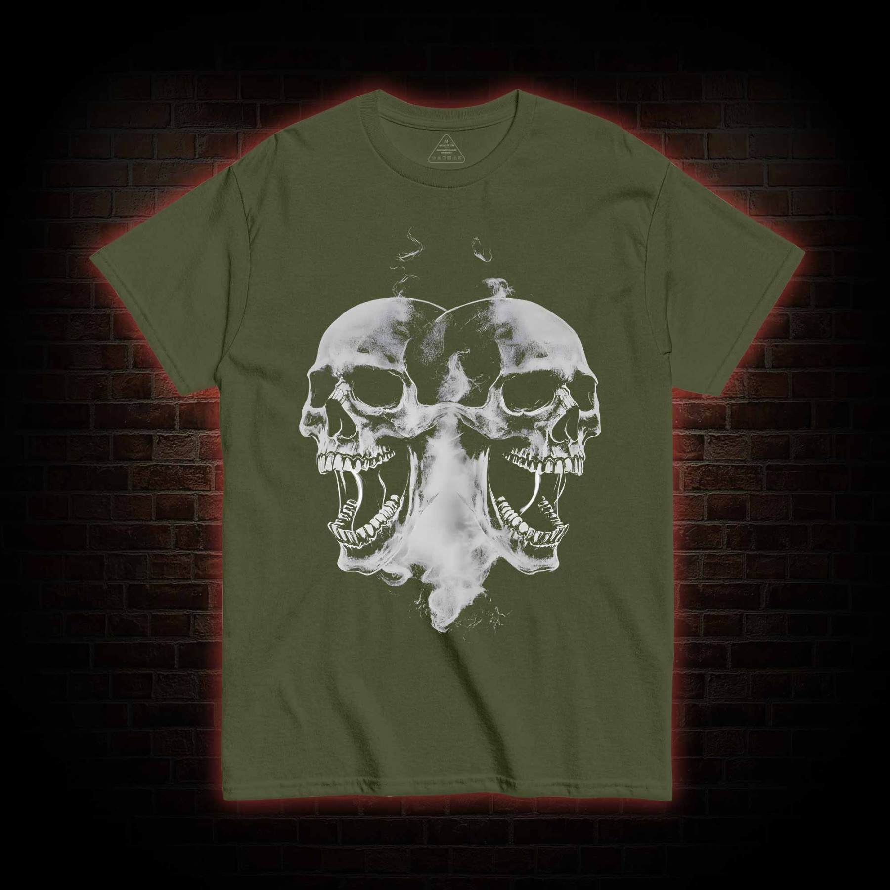 Double Skull Smoke T-shirt