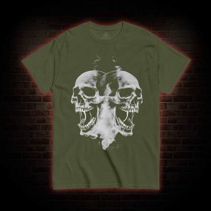 Double Skull Smoke T-shirt