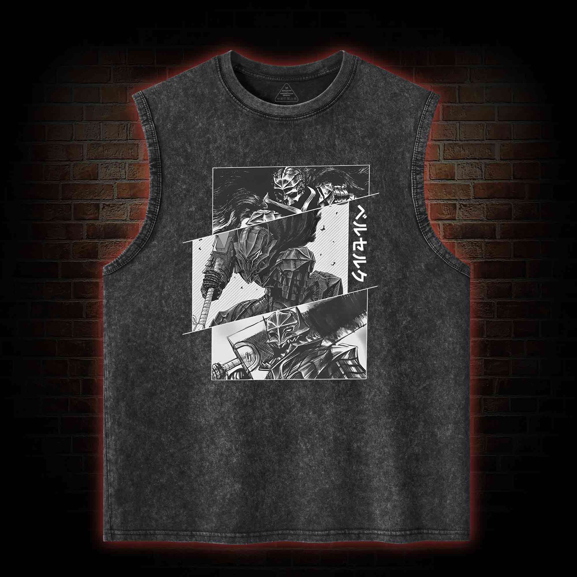 Berserk Washed Tank Top