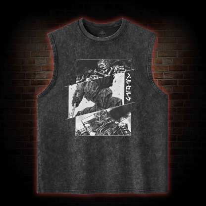 Berserk Washed Tank Top