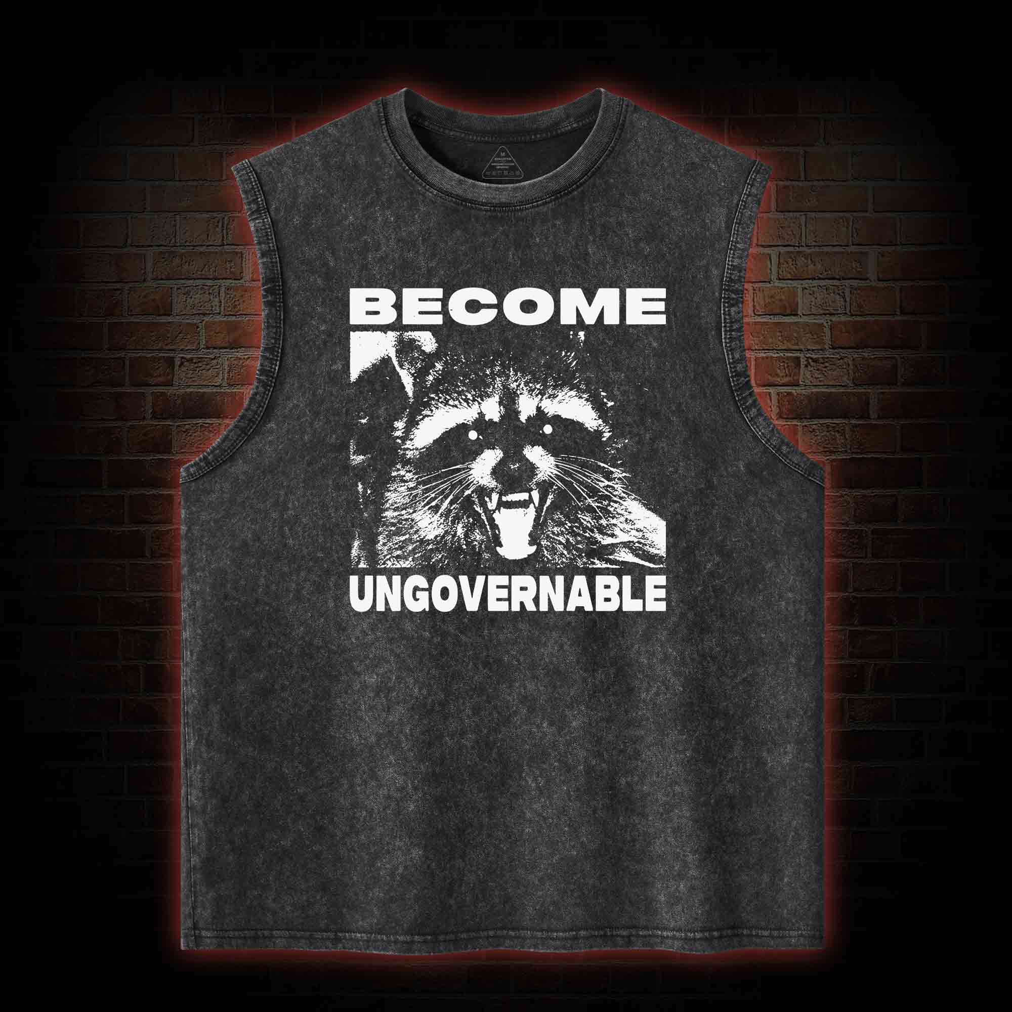 Become Ungovernable Washed Tank Top