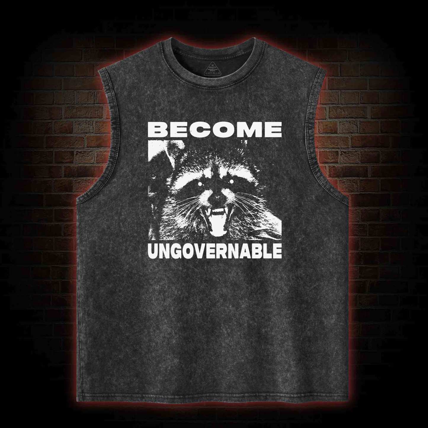 Become Ungovernable Washed Tank Top