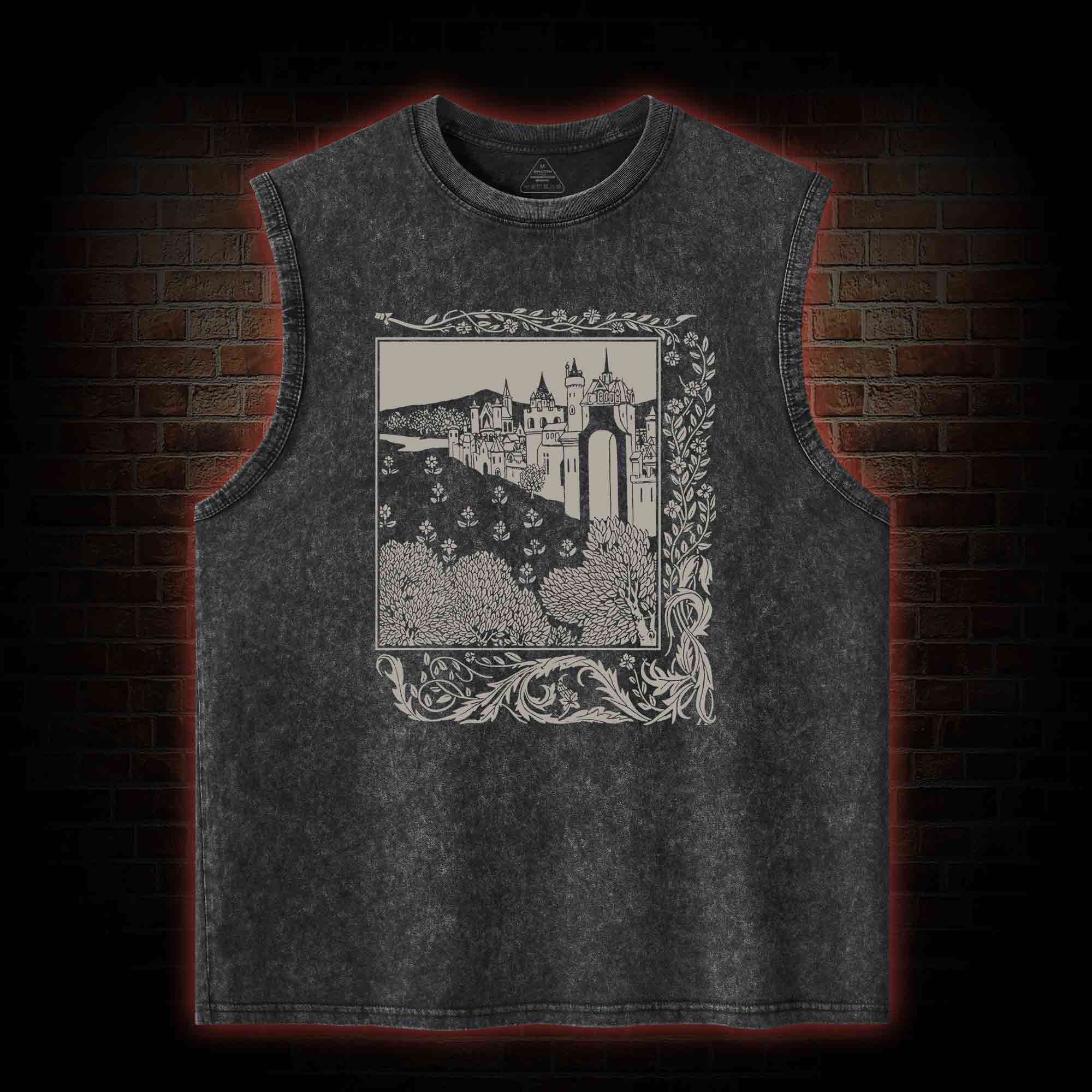 Medieval Castle Washed Tank Top