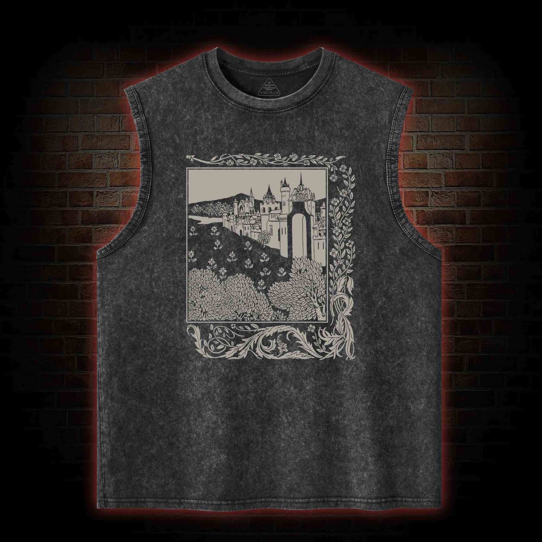 Medieval Castle Washed Tank Top