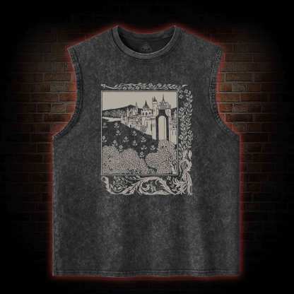 Medieval Castle Washed Tank Top
