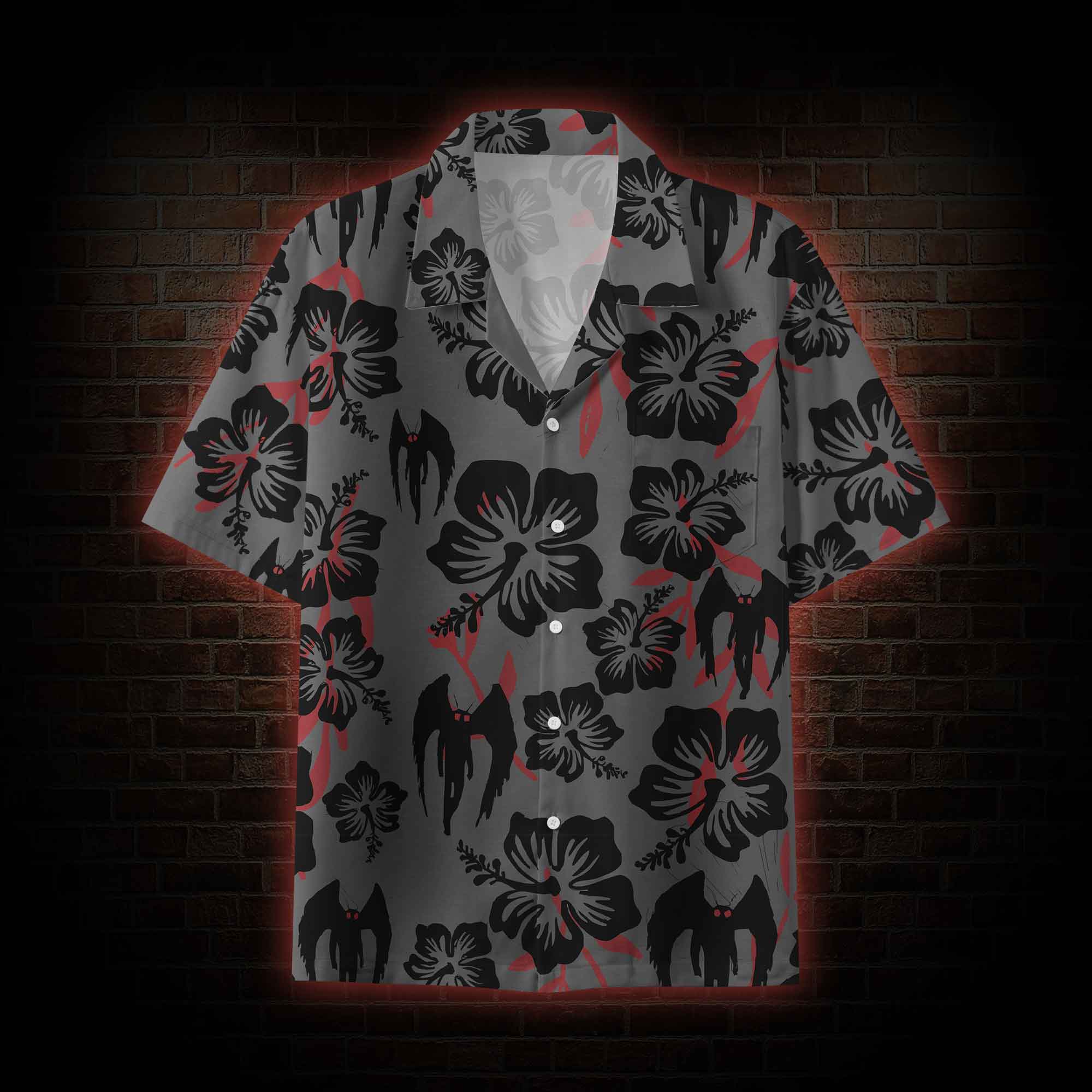 Mothman Hawaiian Shirt
