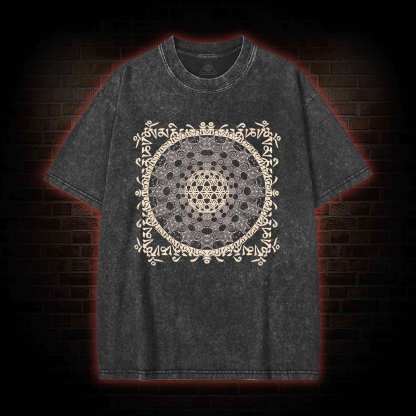 Tibetan Mantra Washed T-shirt